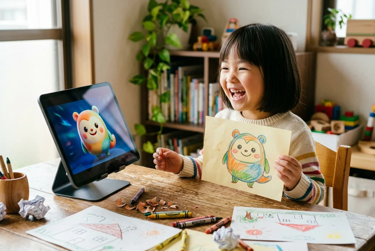 AI-KATA S2P キッズバージョンの体験イメージ